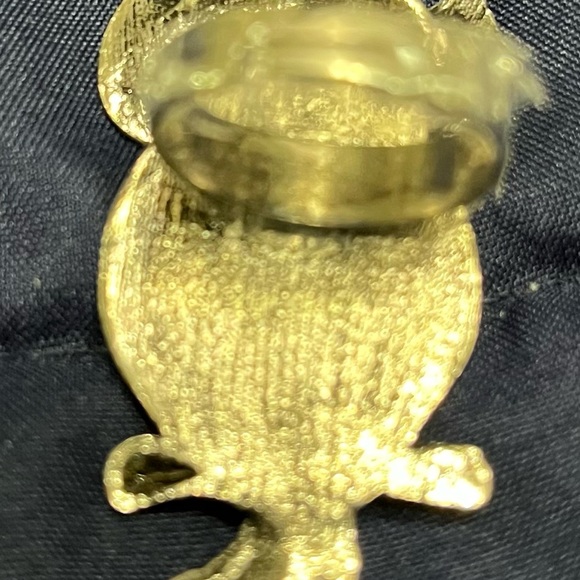 Silver owl necklace, Owl ring and Owl pin, NWOT, smoke free hom - Picture 6 of 8